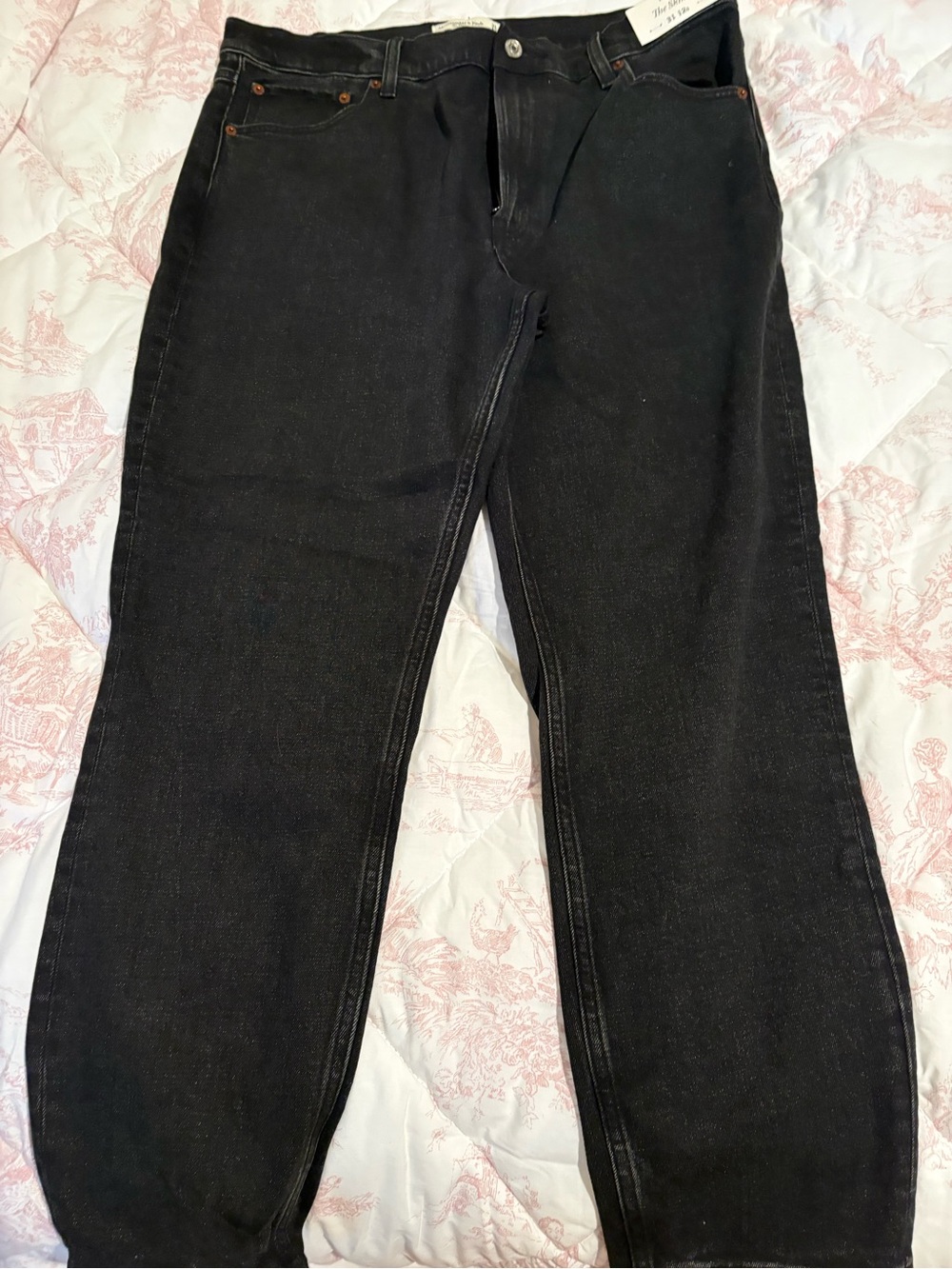 Abercrombie & Fitch Men's Black Straight Jeans